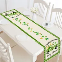 1 Piece Shamrock St. Patrick Linen Simple Style main image 3
