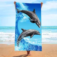 Animal Letter Fruit Superfine Fiber Cute Cover Ups sku image 3