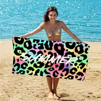 Animal Letter Fruit Superfine Fiber Cute Cover Ups sku image 31