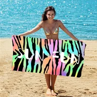 Animal Letter Fruit Superfine Fiber Cute Cover Ups sku image 32