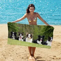 Animal Letter Fruit Superfine Fiber Cute Cover Ups sku image 65
