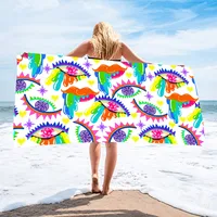 Animal Letter Fruit Superfine Fiber Cute Cover Ups sku image 71