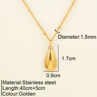 Romantic Simple Style Heart Shape Wings Lock 304 Stainless Steel Women's Pendant Necklace sku image 23