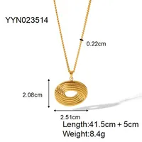 Vintage Style Simple Style Eye 304 Stainless Steel 18K Gold Plated Women's Jewelry Set main image 3