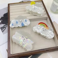 Women's Simple Style Clouds Acetic Acid Sheets Hair Claws main image 1