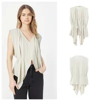 Women's Blouse Sleeveless Blouses Elegant Solid Color main image 1
