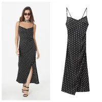 Women's Strap Dress Elegant Strap Sleeveless Round Dots Maxi Long Dress Holiday Banquet Selfie main image 1