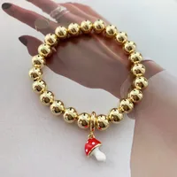 Cute Classic Style Beetles Pineapple Banana Copper Plating Women's Bracelets sku image 2