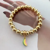 Cute Classic Style Beetles Pineapple Banana Copper Plating Women's Bracelets sku image 1