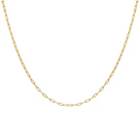 Wholesale Jewelry IG Style Simple Style Geometric 201 Stainless Steel 18K Gold Plated Necklace Cable Chain main image 1