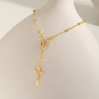 Wholesale Jewelry Virgin Mary Copper 18K Gold Plated Bracelets main image 7