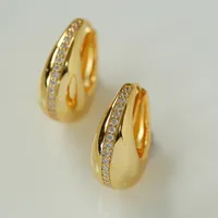 1 Pair Vintage Style Simple Style Geometric Plating Zinc Alloy Earrings sku image 1