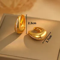 1 Pair Vintage Style Simple Style Geometric Plating Zinc Alloy Earrings main image 4