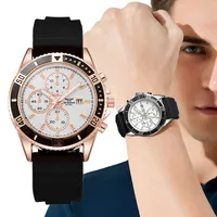 Casual Solid Color Buckle Quartz main image 5