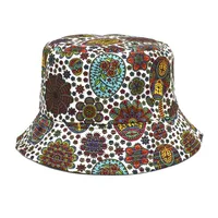 Unisex Casual Retro Clouds Printing Printing Flat Eaves Bucket Hat sku image 1