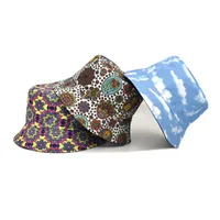 Unisex Casual Retro Clouds Printing Printing Flat Eaves Bucket Hat main image 1