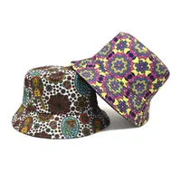 Unisex Casual Retro Clouds Printing Printing Flat Eaves Bucket Hat main image 4