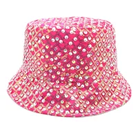 Unisex Retro Geometric Wide Eaves Bucket Hat sku image 6