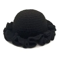Women's Elegant Simple Style Solid Color Ruffles Wool Cap sku image 5