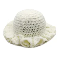 Women's Elegant Simple Style Solid Color Ruffles Wool Cap sku image 6