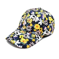 Unisex Streetwear Flower Curved Eaves Baseball Cap sku image 1