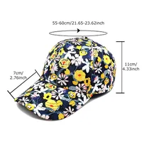 Unisex Streetwear Flower Curved Eaves Baseball Cap main image 2