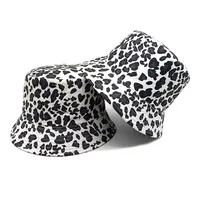 Unisex Streetwear Leopard Wide Eaves Bucket Hat main image 5