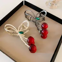 Vacation Simple Style Women's Cherry Alloy Plating Hair Claws main image 1