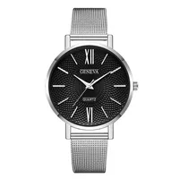 Retro Punk Solid Color Buckle Quartz sku image 11