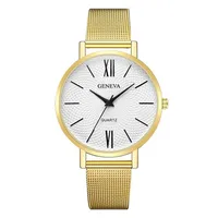 Retro Punk Solid Color Buckle Quartz sku image 6