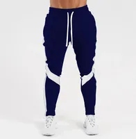 Men's Winter Color Block Fleece - Lined Thermal Tapered Joggers, Casual Sport Pants For Gym And Outdoor Activities main image 4