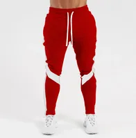Men's Winter Color Block Fleece - Lined Thermal Tapered Joggers, Casual Sport Pants For Gym And Outdoor Activities main image 5