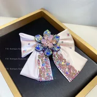 Women's Glam Sweet Bow Knot Artificial Crystal Hair Clip sku image 3