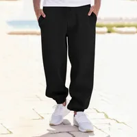 New Men's Autumn Winter Patchwork Training Joggers Fitness Tracksuit Pants Oversized Sweatpants European Size main image 3