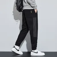 Men's Fleece - Lined Casual Joggers, Loose Fit Winter Sports Pants, Trendy Streetwear Sweatpants For Men main image 1
