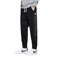 Men's Fleece - Lined Casual Joggers, Loose Fit Winter Sports Pants, Trendy Streetwear Sweatpants For Men main image 4