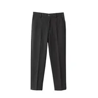 Men's Slim Fit Korean Style Casual Suit Pants - Ankle - Length Trousers With Drape, Autumn Winter Trendy Office & Leisure Chinos main image 5