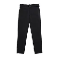 Men's Spring Wool Trousers Slim Fit Straight Leg Ankle - Length Business Casual Premium Wool Suit Pants main image 4