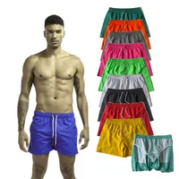Men's Quick - Dry Waterproof Surf Swim Trunks With Lining, Polyester Beach Shorts For Swimming & Surfing main image 1