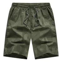 Men's Cotton Camouflage Cargo Shorts Summer Washed Workwear Mid - Length Casual Home Outdoor Plus Size main image 2