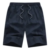 Men's Cotton Camouflage Cargo Shorts Summer Washed Workwear Mid - Length Casual Home Outdoor Plus Size sku image 1