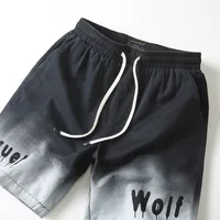 Men's American Streetwear Mid - Length Shorts, Lightweight Summer Casual Cotton Gradient Color Outdoor Relaxed Fit main image 2