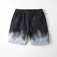Men's American Streetwear Mid - Length Shorts, Lightweight Summer Casual Cotton Gradient Color Outdoor Relaxed Fit main image 3