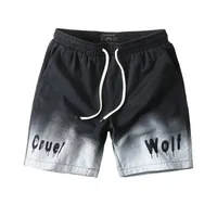 Men's American Streetwear Mid - Length Shorts, Lightweight Summer Casual Cotton Gradient Color Outdoor Relaxed Fit main image 5