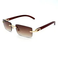 Vacation Simple Style Solid Color Pc Square Frameless Glasses sku image 7
