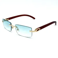 Vacation Simple Style Solid Color Pc Square Frameless Glasses sku image 9