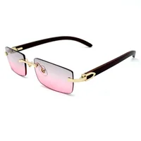 Vacation Simple Style Solid Color Pc Square Frameless Glasses sku image 10