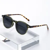 Vacation Simple Style Solid Color Pc Round Frame Full Frame Glasses main image 2