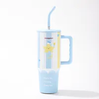 Cute Letter Fruit Cat 201 Stainless Steel Ceramics Thermos Cup 1 Piece sku image 4