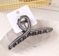 Women's Vacation Simple Style Solid Color PC Criss Cross Hair Claws sku image 1
